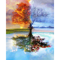 4 Seasons Tree (40 x 50 a...