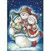 Snowman Family (50 x 70)