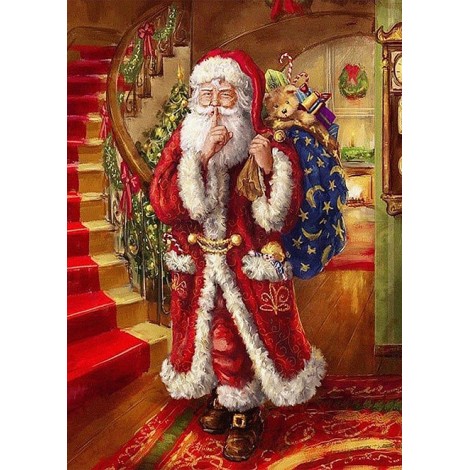 Santas In The House (50 x 70)